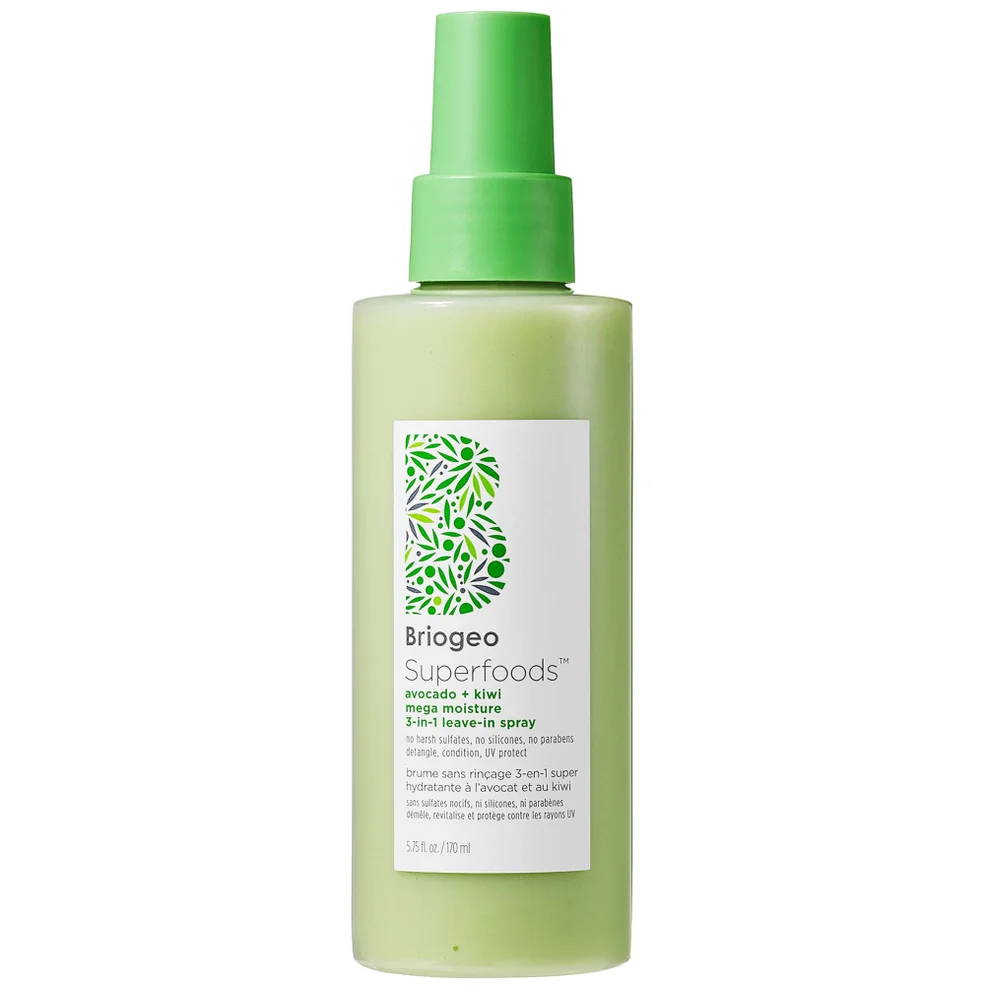 Briogeo Superfoods Avocado and Kiwi Mega Moisture 3-In-1 Leave-In Spray 170ml Image 1