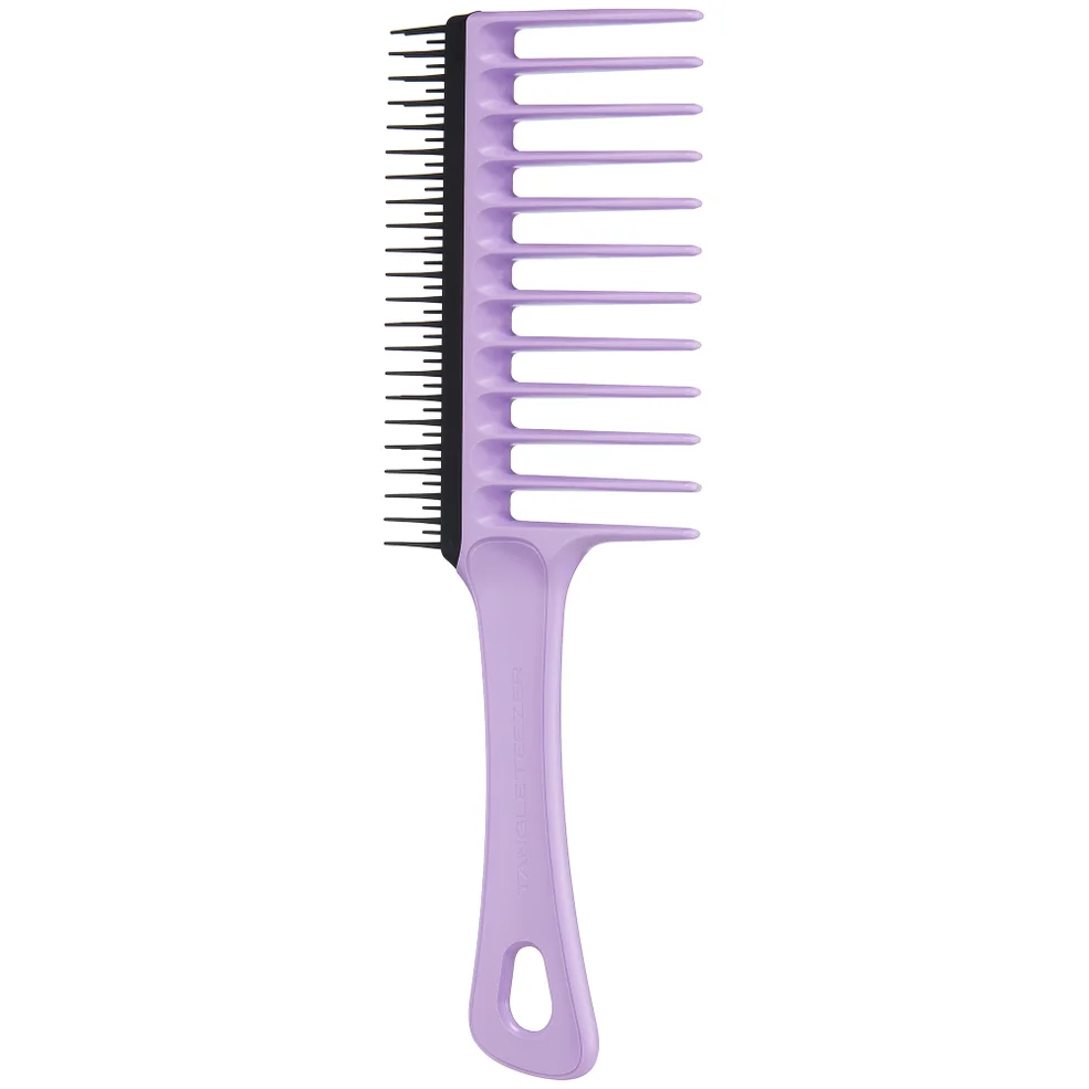 Tangle Teezer Wide Tooth Comb - Lilac/Black Image 1