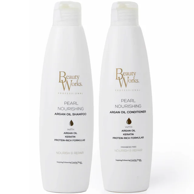 Beauty Works Pearl Nourishing Shampoo and Conditioner Bundle 250ml