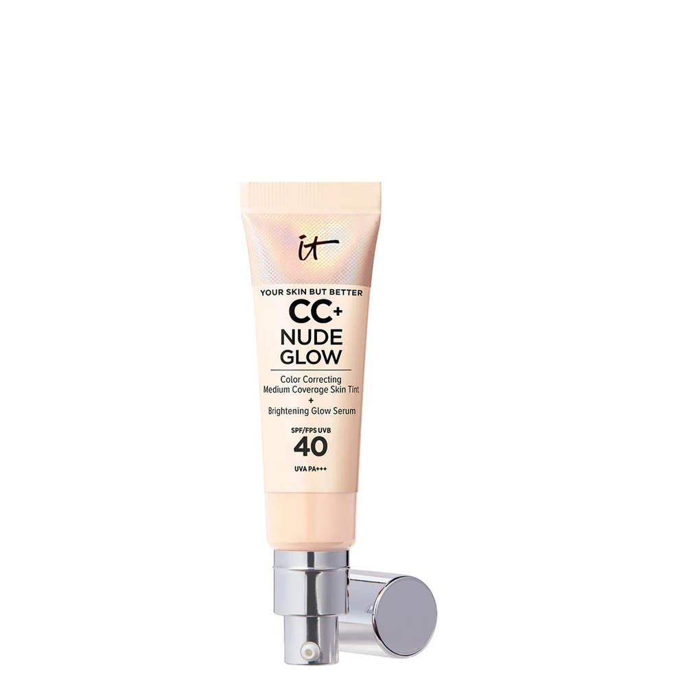 IT Cosmetics CC+ and Nude Glow Lightweight Foundation and Glow Serum with SPF40 32ml (Various Shades) Image 1