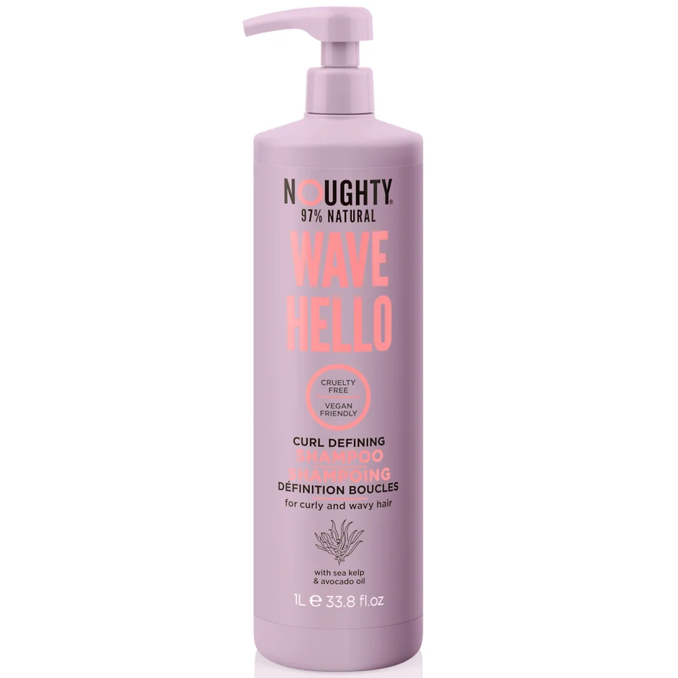 Noughty Wave Hello Shampoo 1000ml Image 1