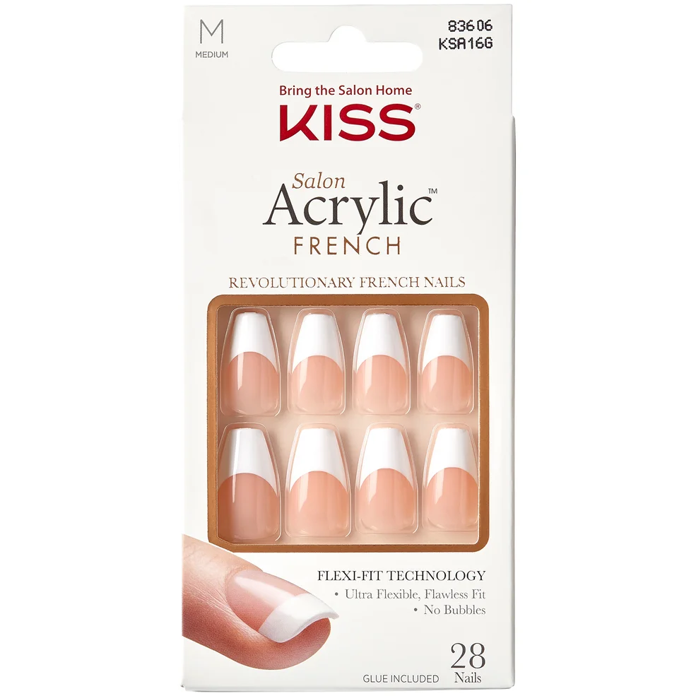Kiss Salon Acrylic Nail Kit - Je T'aime Image 1