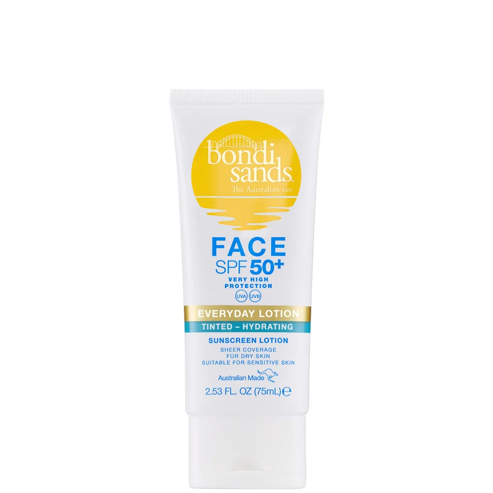Bondi Sands SPF 50+ Fragrance Free 3 Star Hydrating Tinted Face Lotion 75ml Image 1