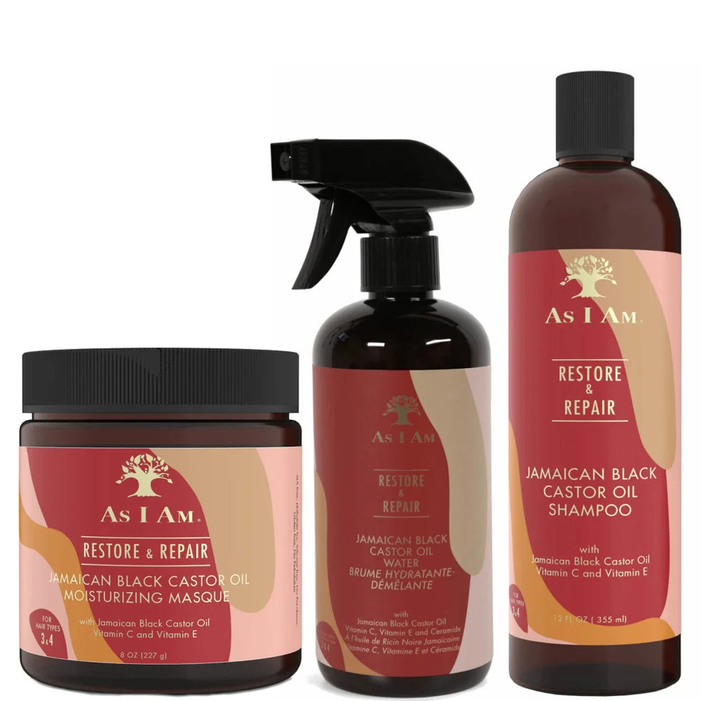 As I Am Jamaican Black Castor Oil - Moisture Fix Bundle Image 1