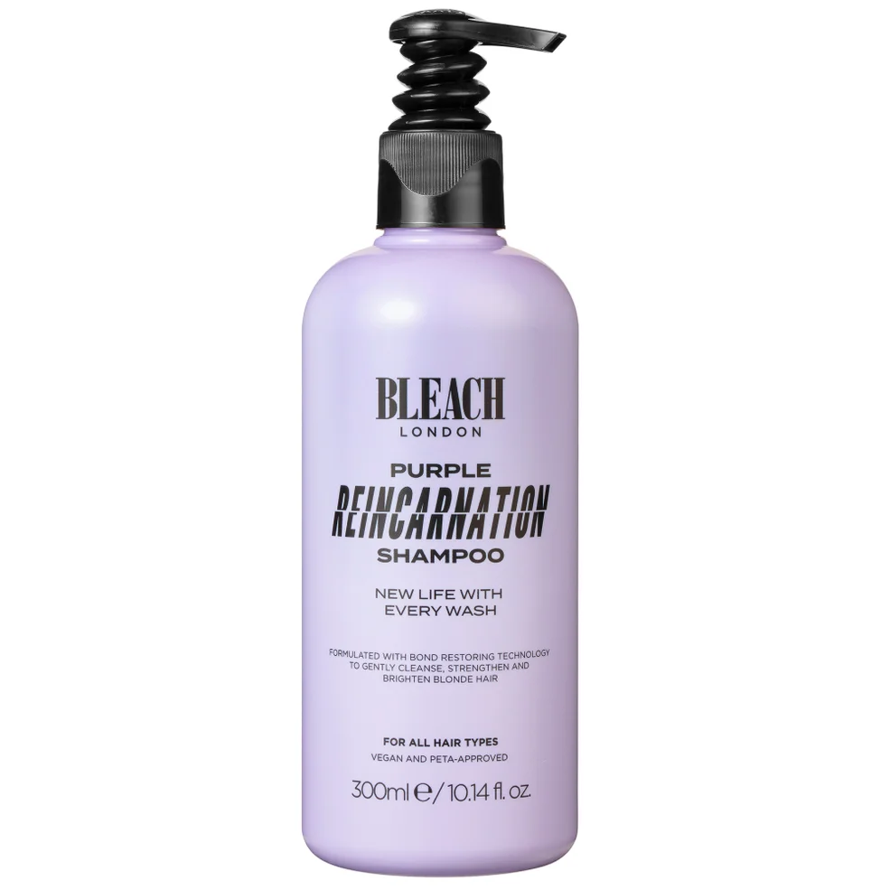 BLEACH LONDON Purple Reincarnation Shampoo 300ml Image 1