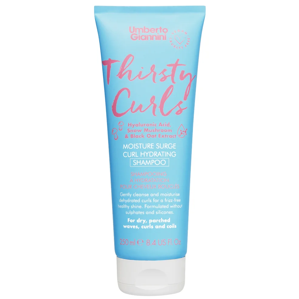 Umberto Giannini Thirsty Curls Moisture Surge Curl Hydrating Shampoo 250ml Image 1
