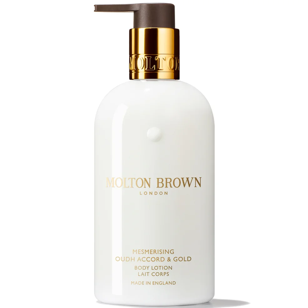 Molton Brown Mesmerising Oudh Accord and Gold Body Lotion 300ml Image 1