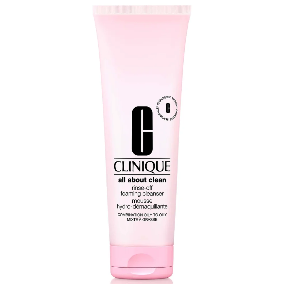 Clinique Cleansers & Makeup Removers All About Clean Rinse-Off Foaming Cleanser 250ml Image 1