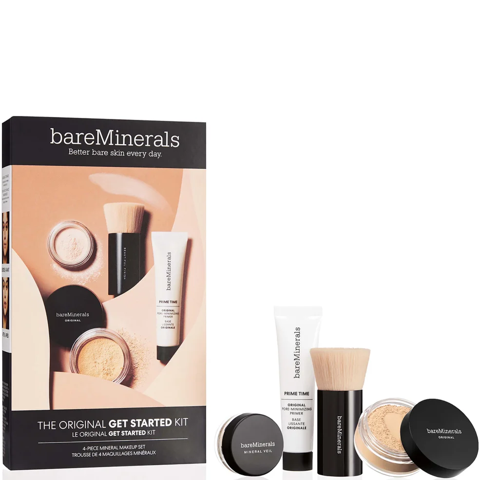 bareMinerals The Original Get Started Kit 4pc Mineral Makeup Set (Various Shades) Image 1