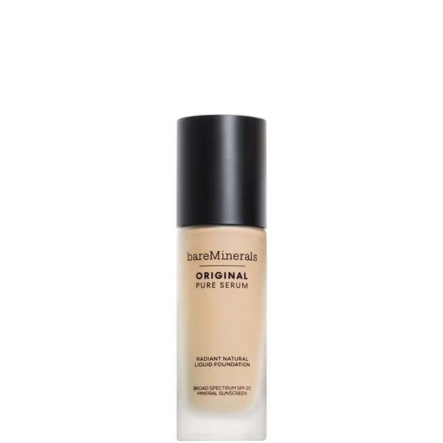 bareMinerals Original Pure Serum Radiant Natural Liquid Foundation Mineral SPF20 30ml (Various Shades)