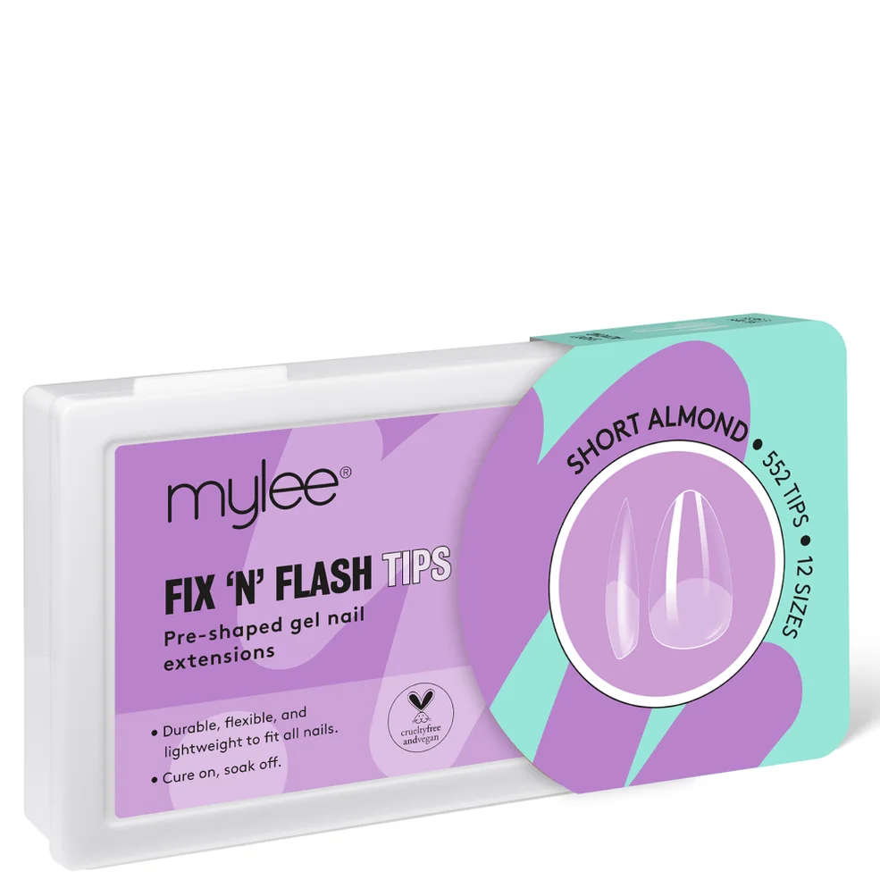 Mylee Fix 'N' Flash Tips - Short Almond Image 1