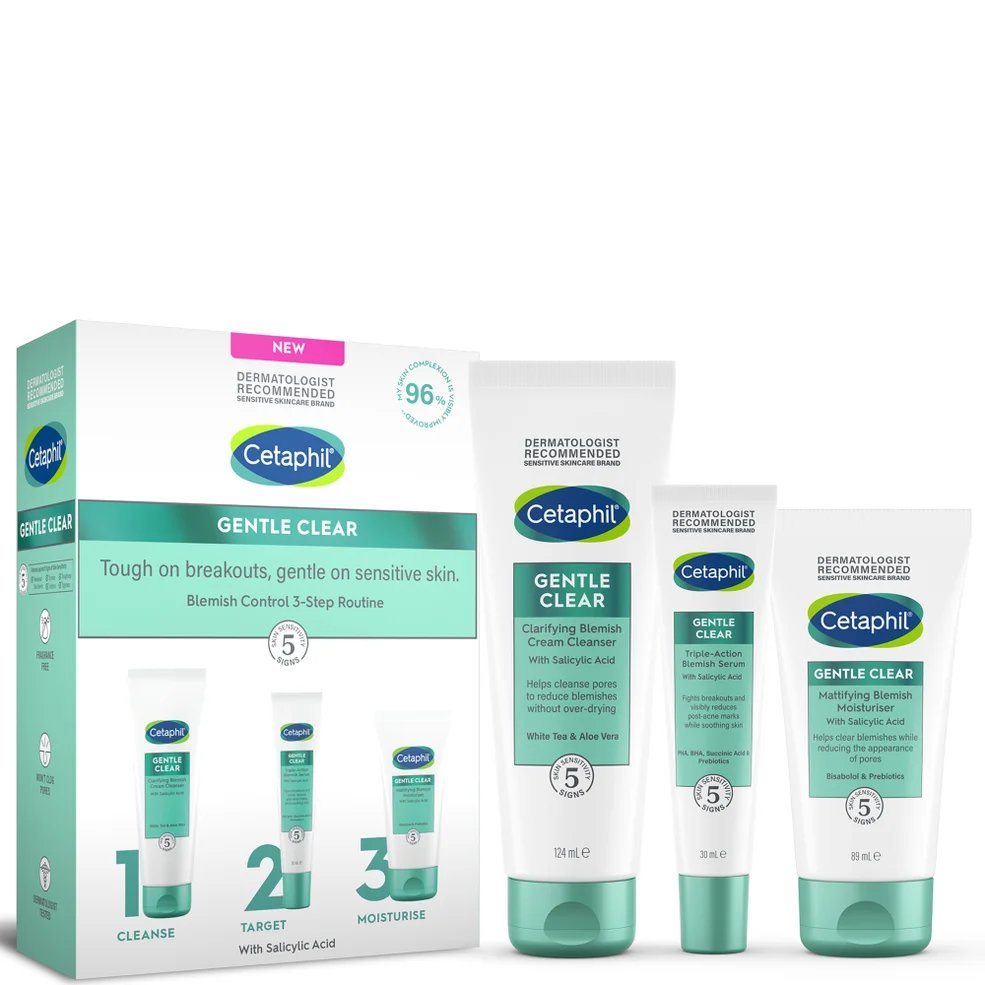 Cetaphil Gentle Clear Blemish Control 3-Step Routine Kit Image 1
