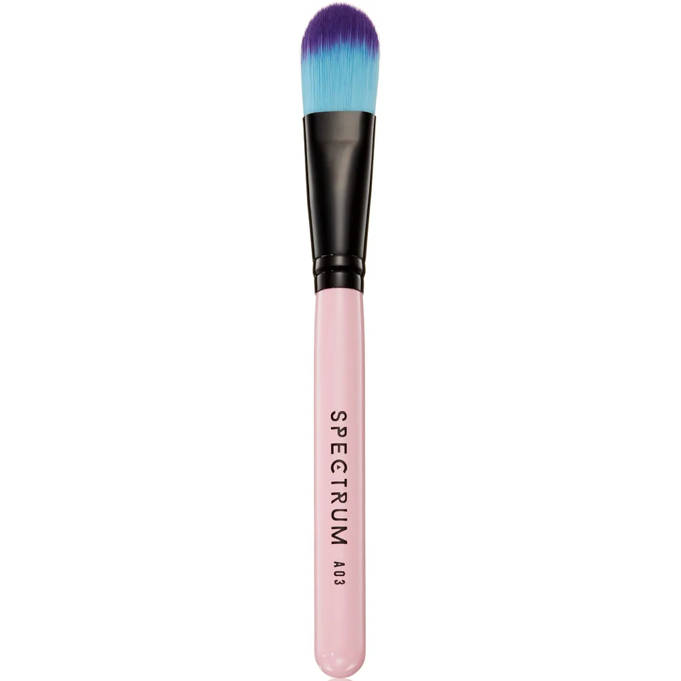 Spectrum Millennial Pink A03 Oval Foundation Brush Image 1