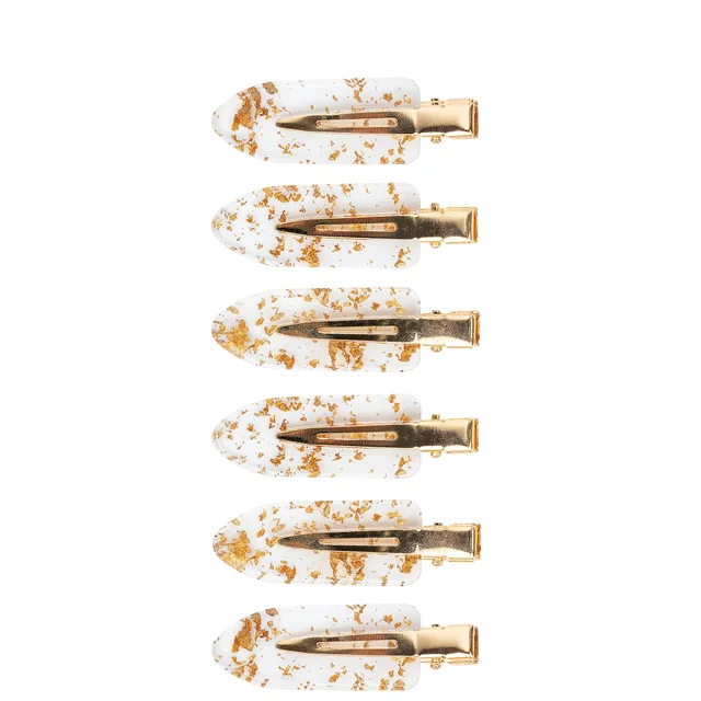 brushworks Gold Flake No Crease Clips