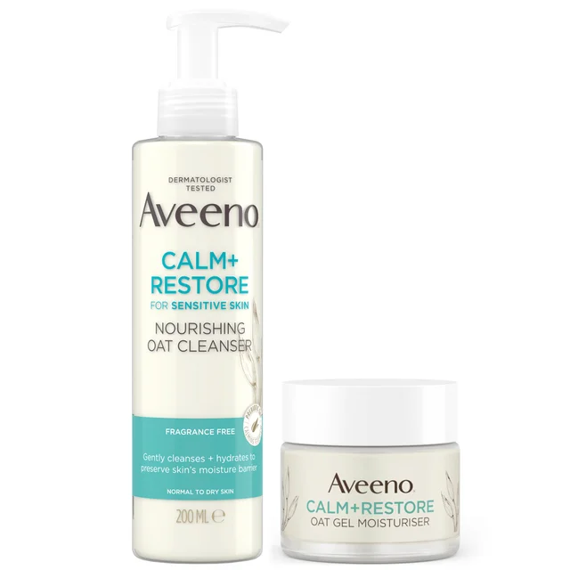 Aveeno Face Calm and Restore Sensitive Skin Best Seller Duo