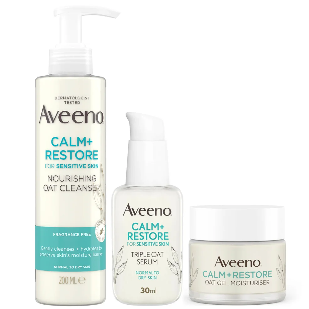 Aveeno Face Calm and Restore Morning Nourish Routine Image 1