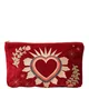 Elizabeth Scarlett Sacred Heart Rouge Velvet Everyday Pouch
