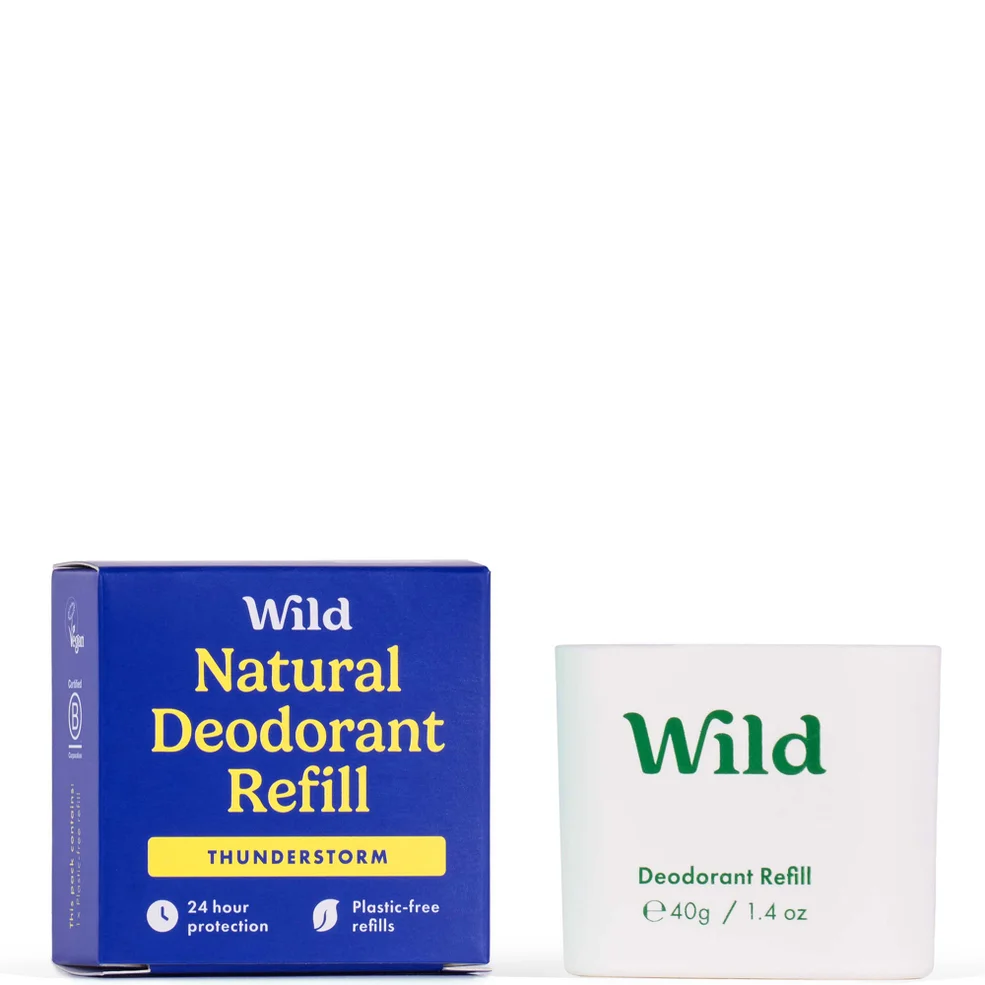 Wild Men's Fresh Cotton & Sea Salt Deodorant Refill Image 1