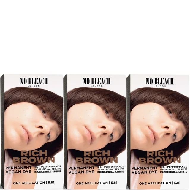 BLEACH LONDON Rich Brown Permanent Kit Trio