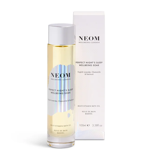 NEOM Perfect Night’s Sleep Wellbeing Soak Multi-Vitamin Bath Oil 100ml