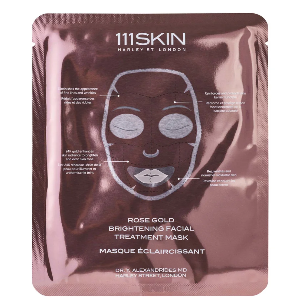 111SKIN Rose Gold Brightening 5-Piece Facial Mask Set Image 1