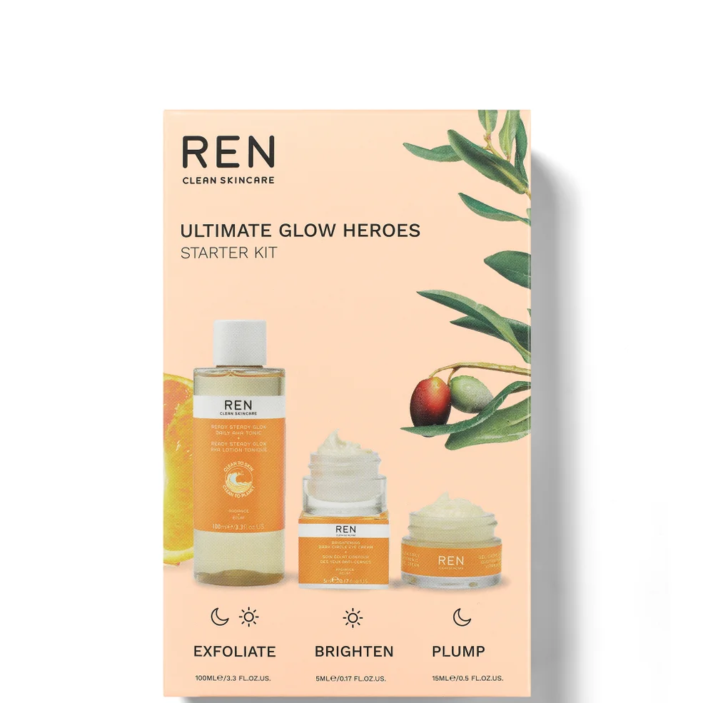 REN Clean Skincare Ultimate Glow Heroes Starter Kit Image 1