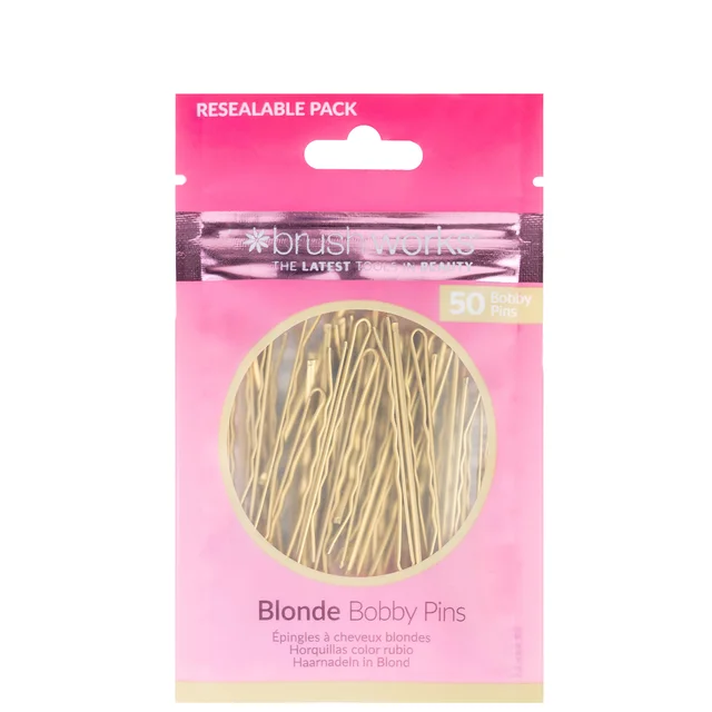 brushworks Blonde Bobby Pins