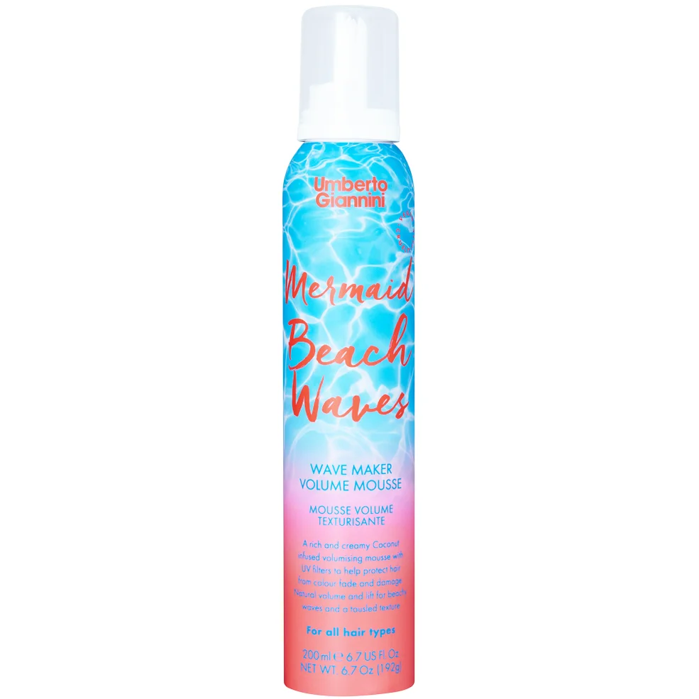 Umberto Giannini Mermaid Beach Waves Mousse 200ml Image 1