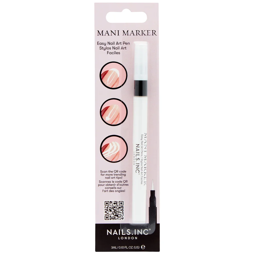 nails inc. Mani Marker White 3ml Image 1