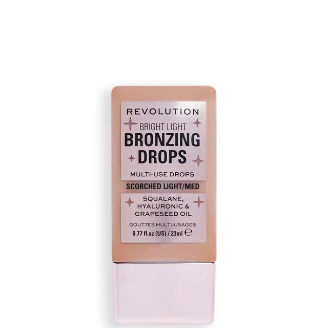 Makeup Revolution Bright Light Bronzing Drops Bronze (Various Shades)