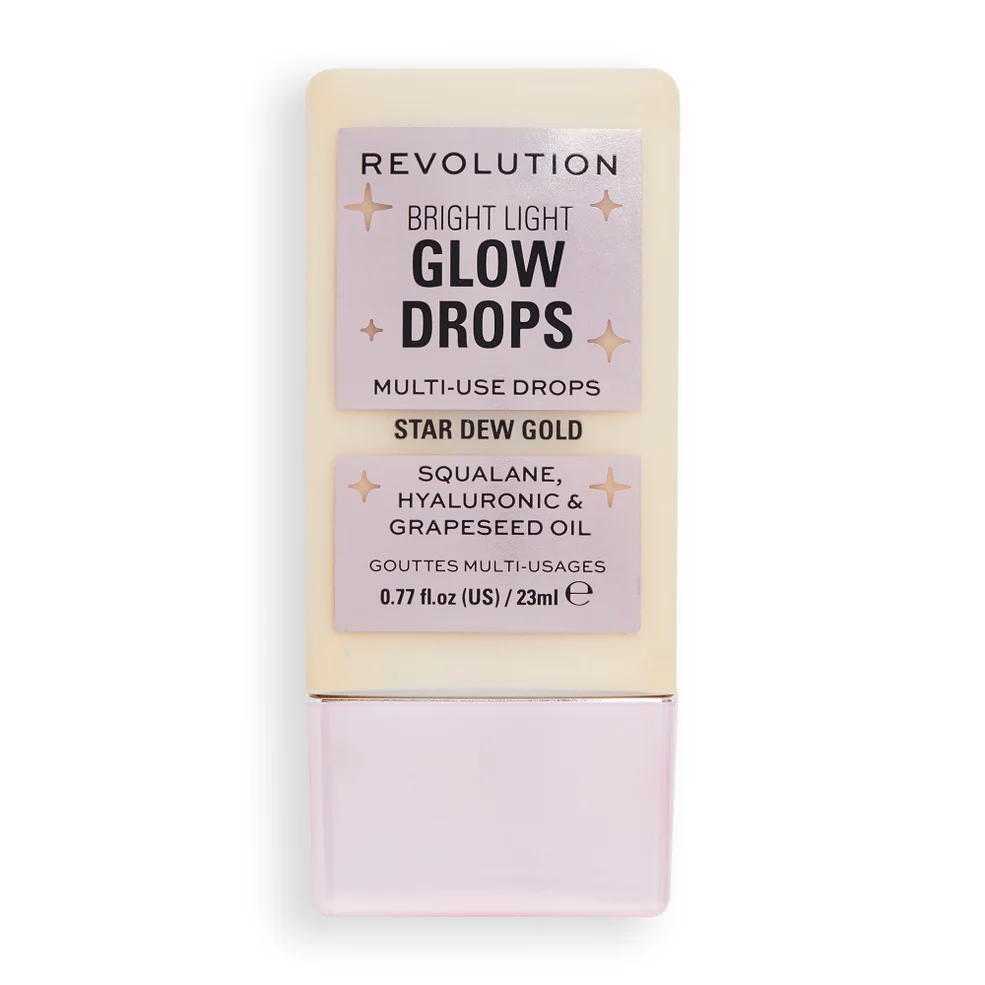 Makeup Revolution Bright Light Glow Drops - Golden Star Dew Image 1