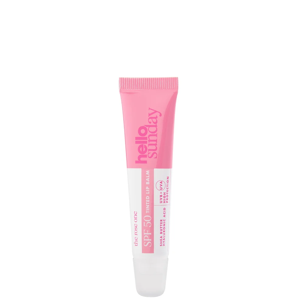 Hello Sunday Tinted Lip Balm SPF50 15ml - Rose Image 1