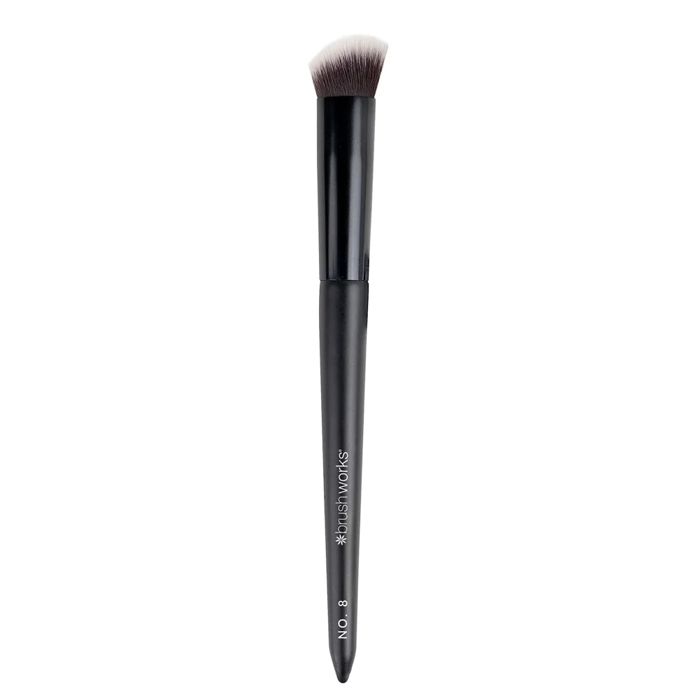 brushworks No. 8 Precise Angled Concealer Buffing Brush Image 1