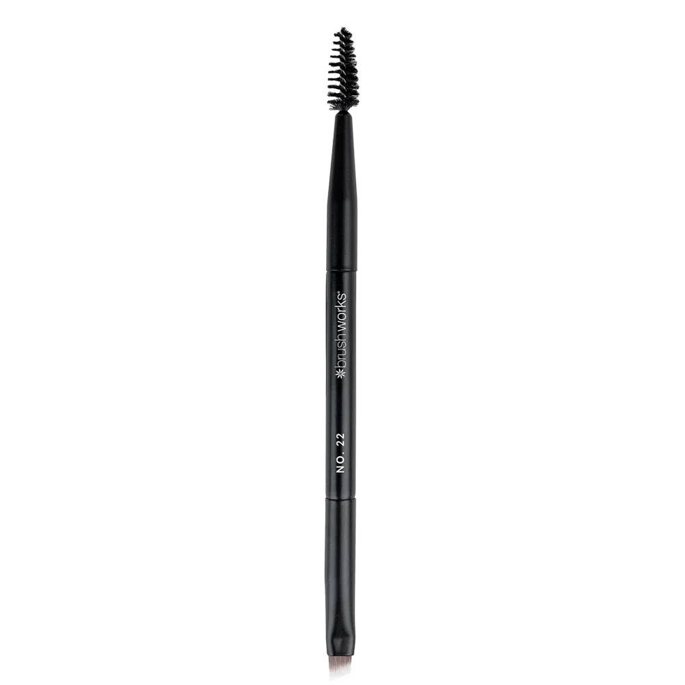 brushworks No. 22 Double Ended Brow Brush and Spoolie Image 1