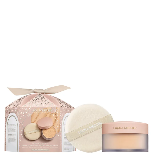 Laura Mercier Divinely Flawless Translucent Loose Setting Powder and Puff 29g (Various Shades)