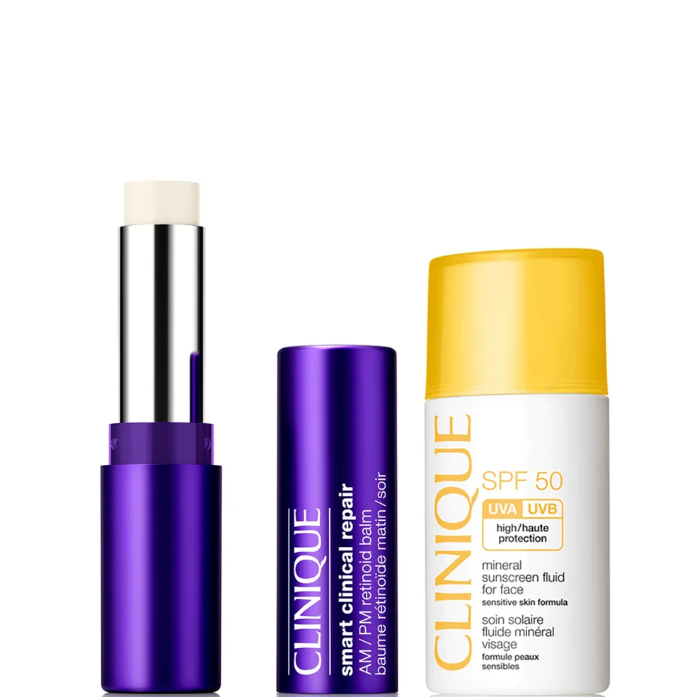 Clinique Smart Clinical Repair AM/PM Retinoid Balm and SPF 50 Mineral Fluid Duo Image 1