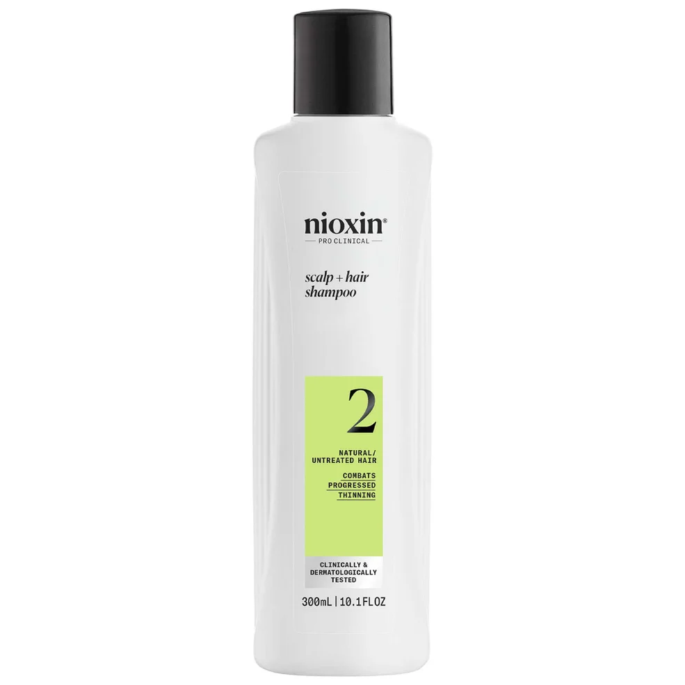 NIOXIN Scalp and Hair Thickening System 2 Shampoo for Natural Hair with Progressed Thinning 300ml Image 1