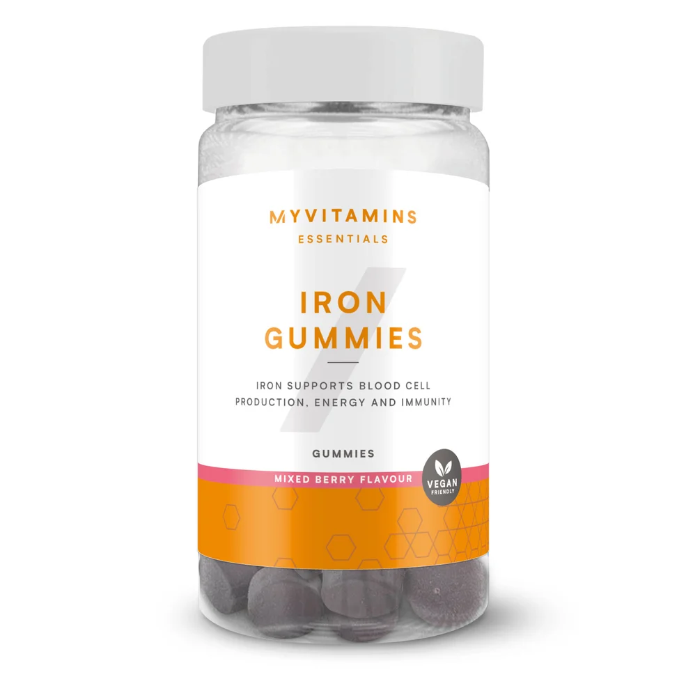 Myvitamins Iron Gummies, Mixed Berry, 60 Gummies, Image 1