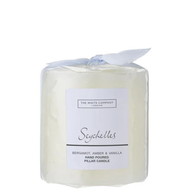 The White Company Seychelles Mini Pillar Candle 245g