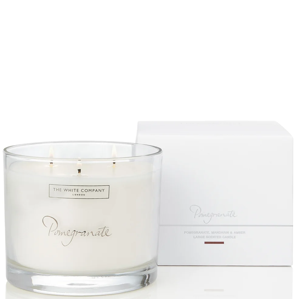The White Company Pomegranate Large Candle 770g Image 1