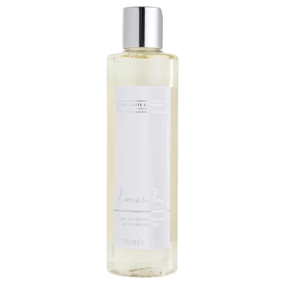 The White Company Lime & Bay Bath & Shower Gel 250ml Image 1