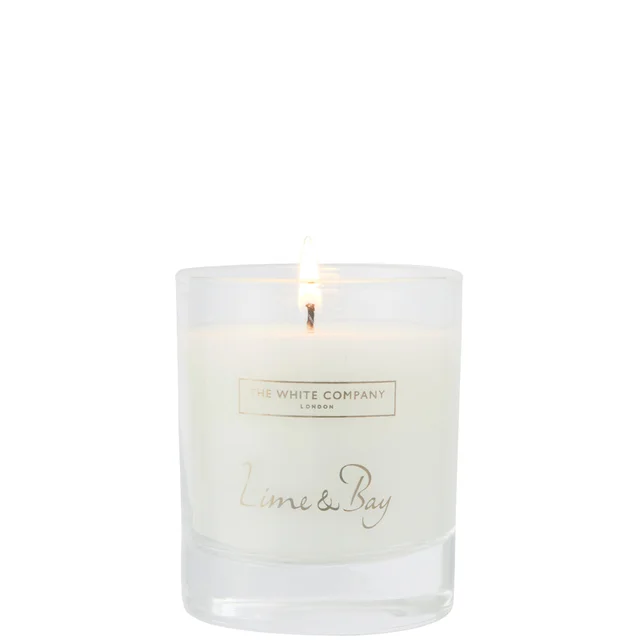 The White Company Lime & Bay Signature Candle 140g