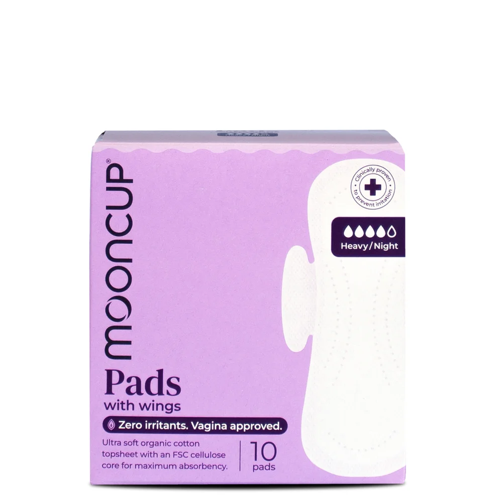 Mooncup Pads with Wings - Heavy/Night (10 pack) Image 1