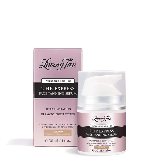 Loving Tan 2 Hour Express Face Tanning Serum Medium 30ml