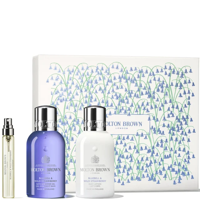 Molton Brown Bluebell & Wild Strawberry Travel Collection