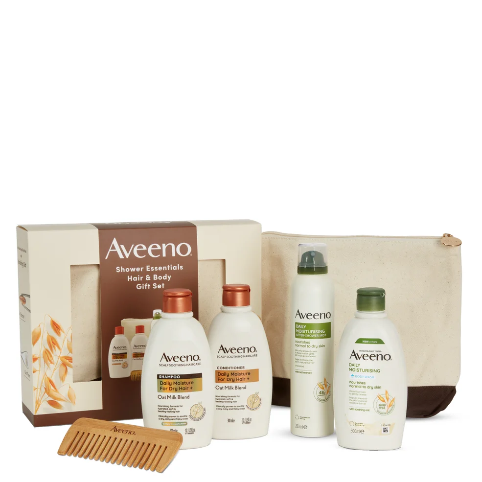 Aveeno Shower Essentials Hair & Body Gift Set Image 1