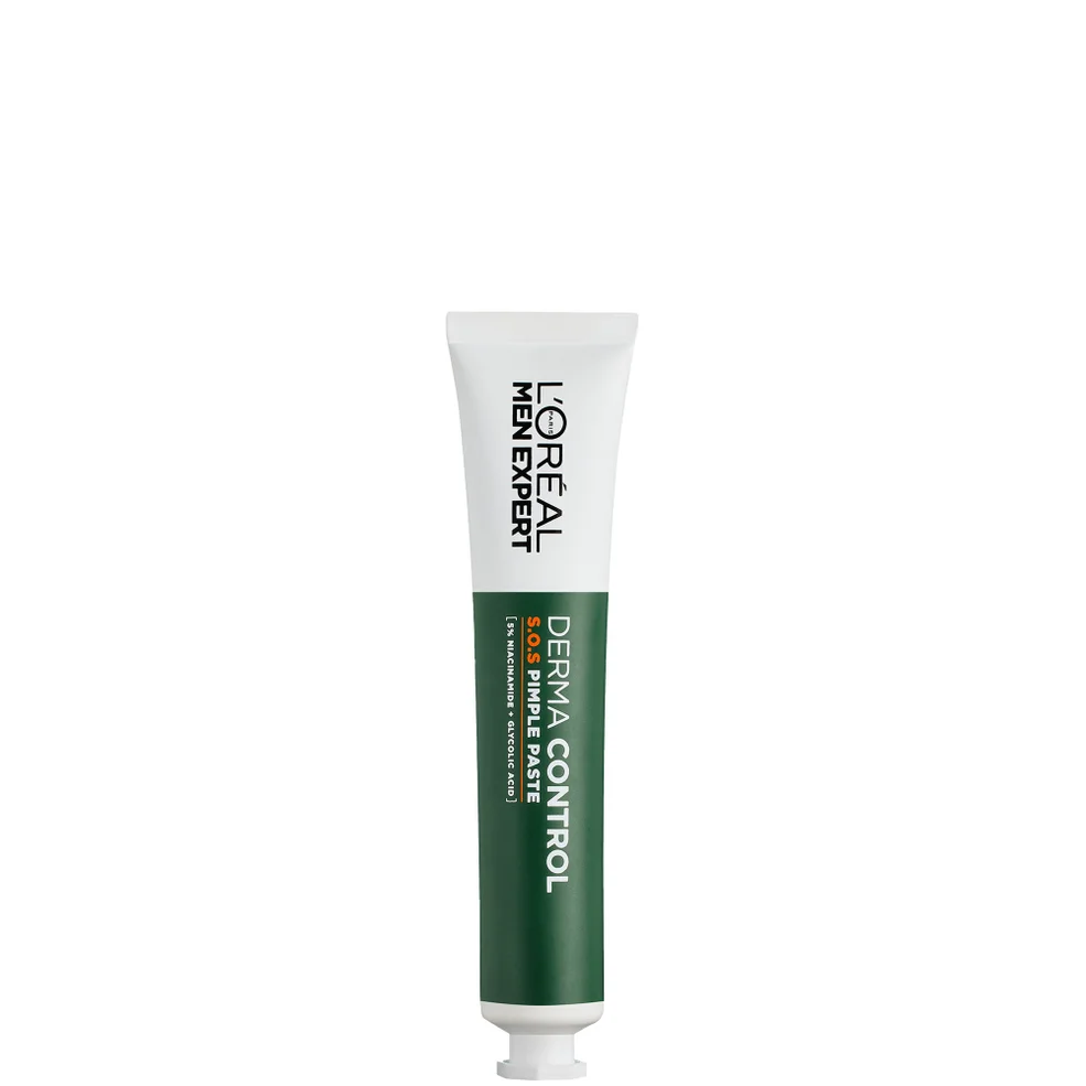L'Oréal Men Expert Derma Control S.O.S Pimple Paste with 5% Niacinamide + Glycolic Acid 45ml Image 1