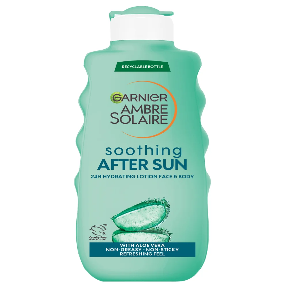Garnier Ambre Solaire After Sun Lotion For Face & Body With Aloe Vera, 175ml Image 1