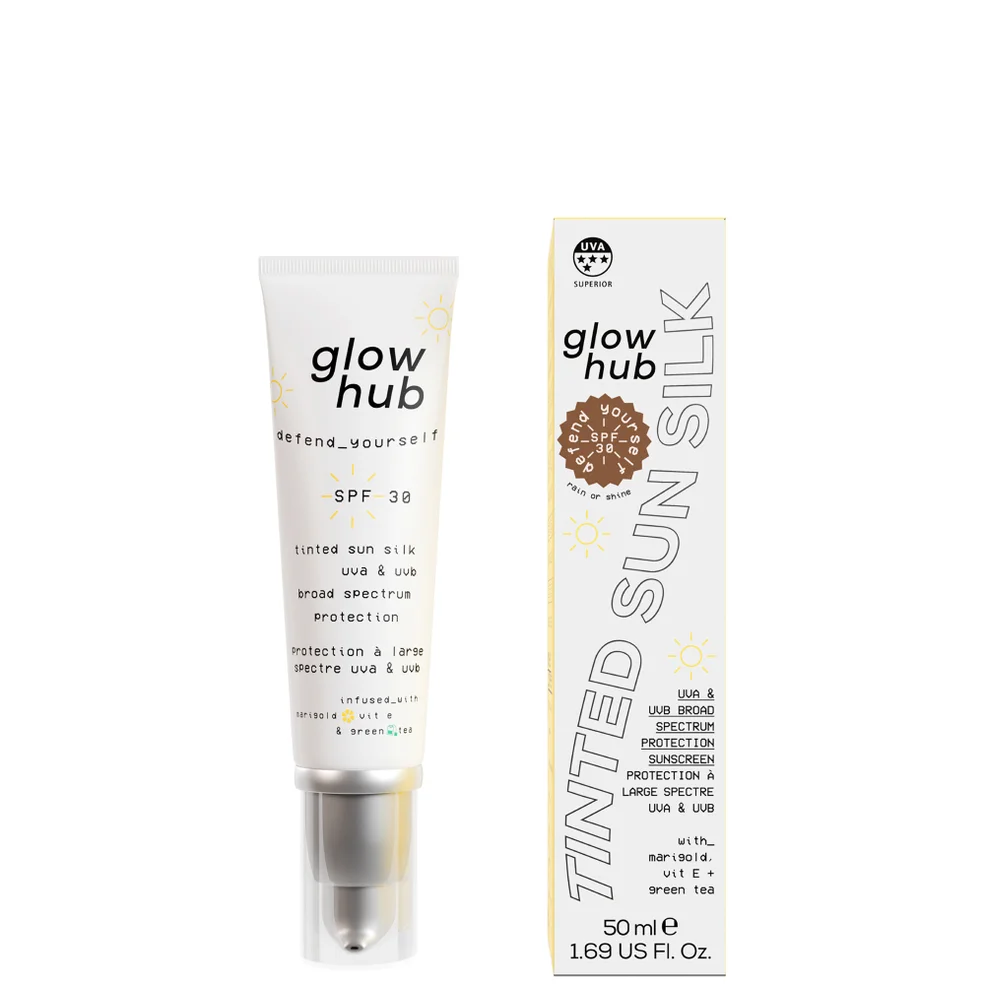 Glow Hub Tinted Sun Silk SPF 30 50ml (Various Shades) Image 1