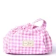 The Flat Lay Co. Parachute Drawstring Flat Lay Makeup Bag - Pink Gingham